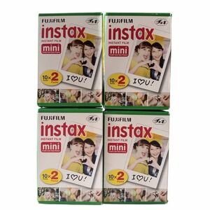 Fujifilm Instax Mini Film 4 Boxes Expired 2019 80 Sheets Instant Camera